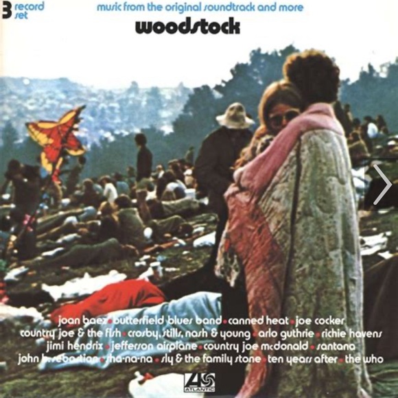 ☮️WOODSTOCK VENTURES “3 Days of Peace🕊️& Music🎸” Kid’s T-Shirt & Glass - Picture 2 of 16